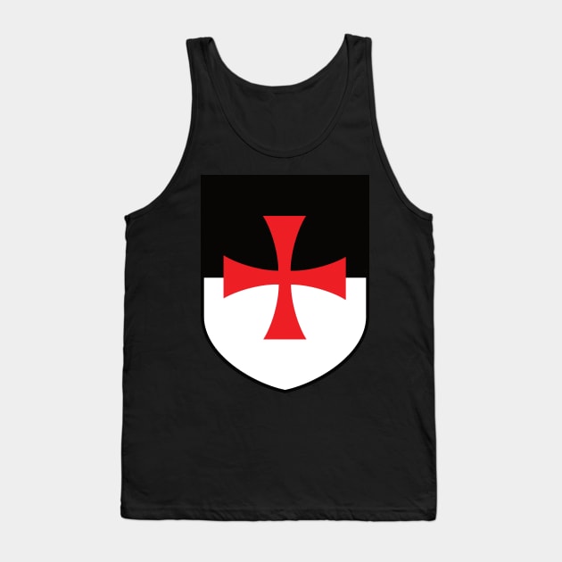 Templar Emblem Tank Top by blackroserelicsshop@gmail.com